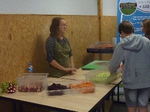 Dégustation de légumes