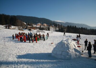 L’igloo est fini !