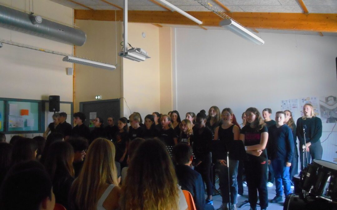 Fête de la musique au collège du pays blanc